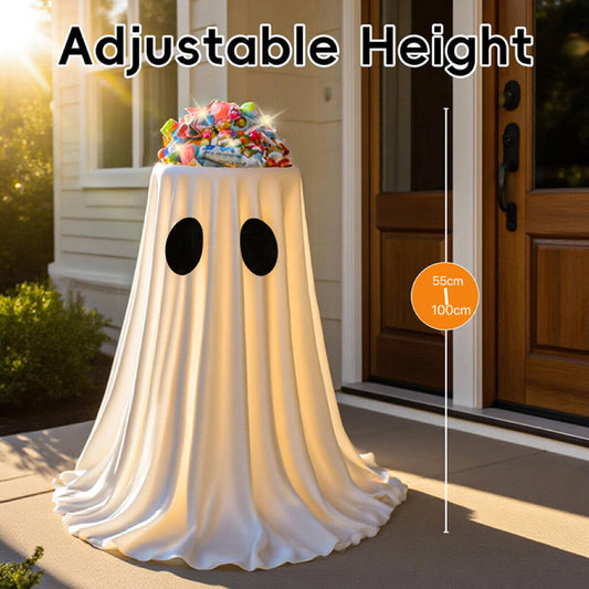 Ghost Candy Dish & Bowl - Halloween Yard Decoration - lifestyle photo