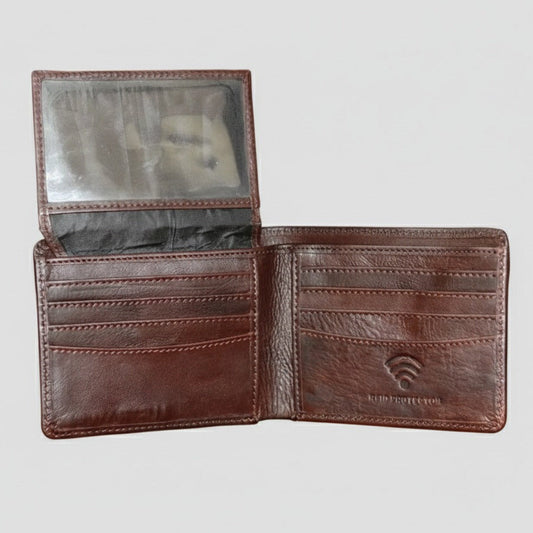 Men's Leather Wallet & Belt Gift Set | Genuine Sheepskin | Perfect for Gifting