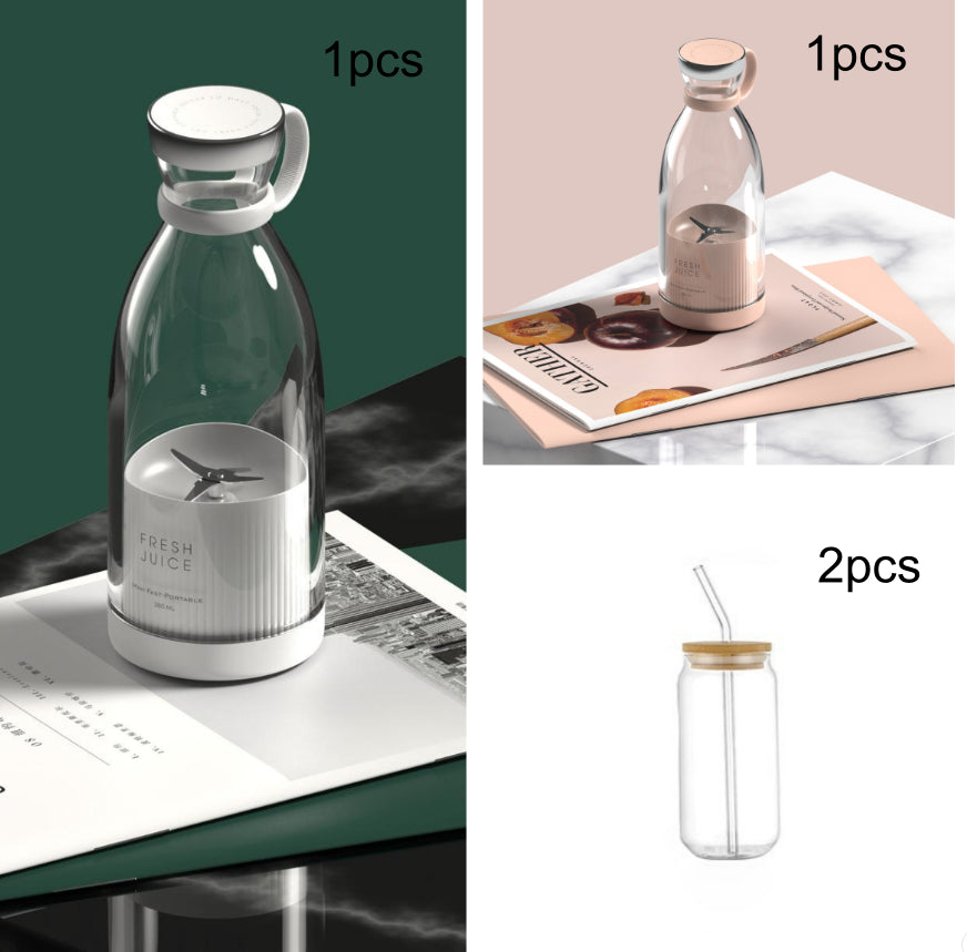 Portable USB Rechargeable Blender - 350ml Juicer Cup - color options