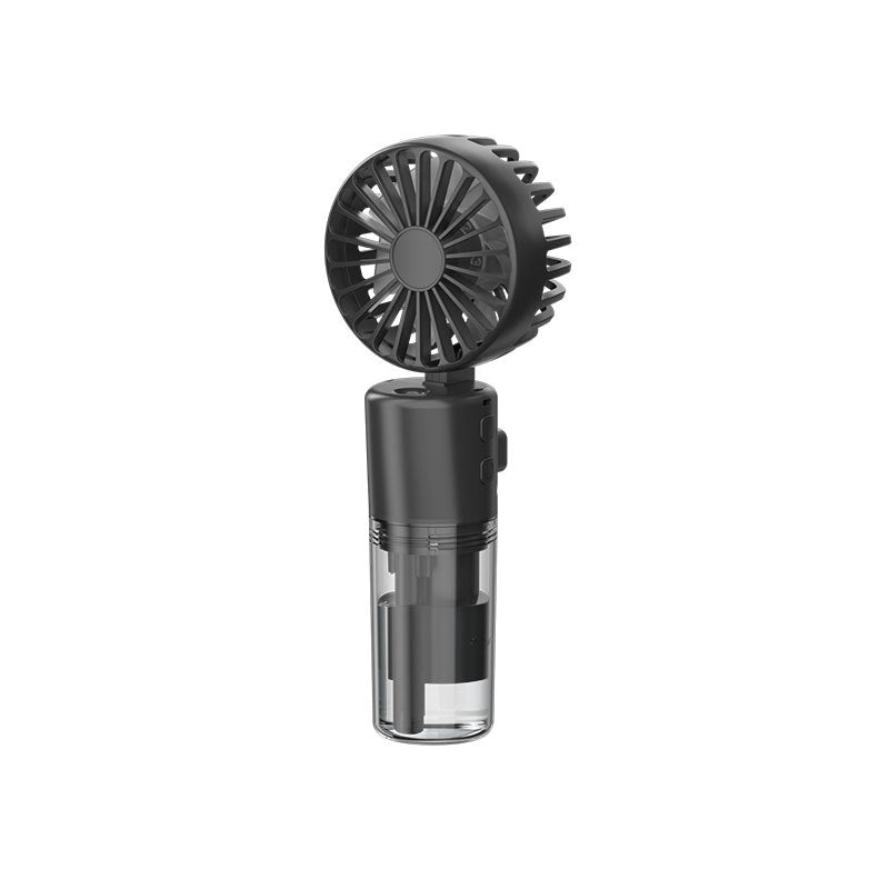 Handheld Mist Spray Fan - 4-Speed USB Cooling Fan - side view