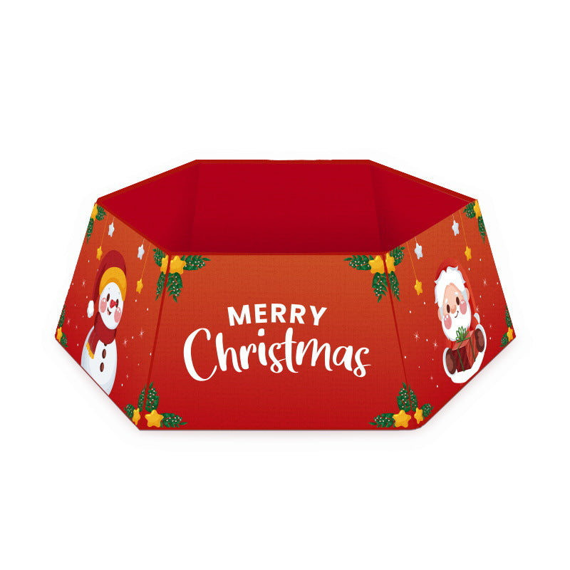 Christmas Tree Skirt - Festive Holiday Decoration - packaging