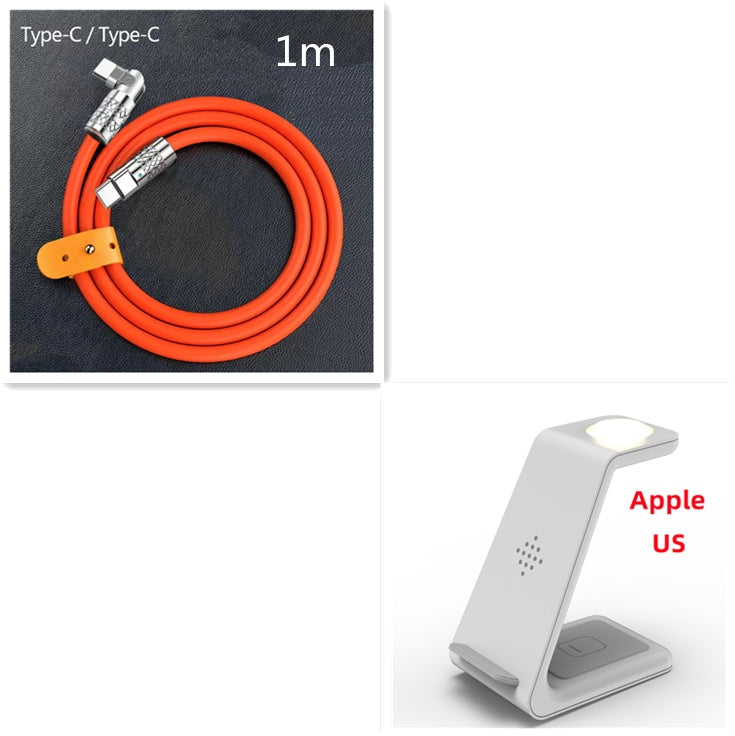 3-in-1 Wireless Charging Station - Phone, Watch & Earbuds Dock - lifestyle photo