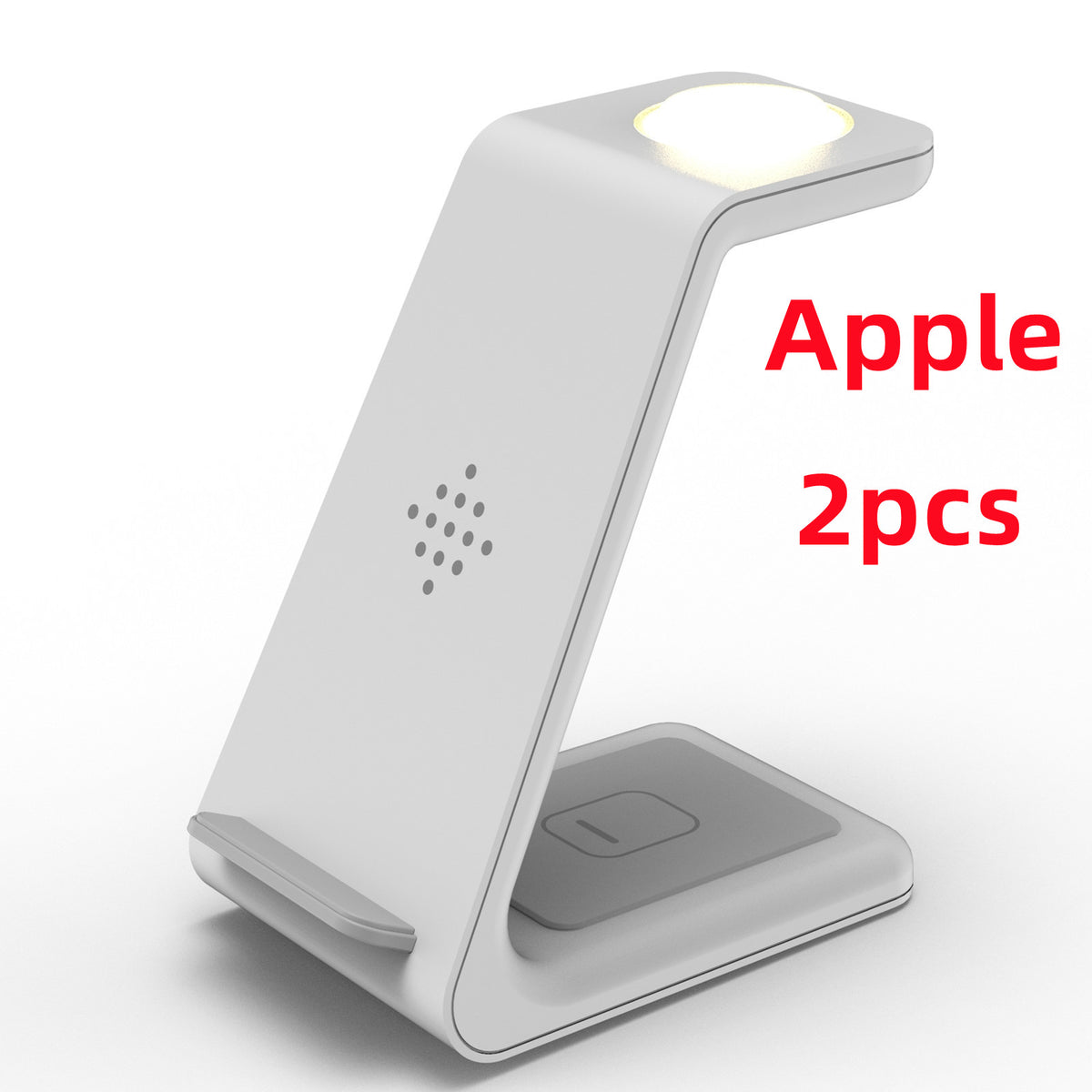 3-in-1 Wireless Charging Station - Phone, Watch & Earbuds Dock - size chart