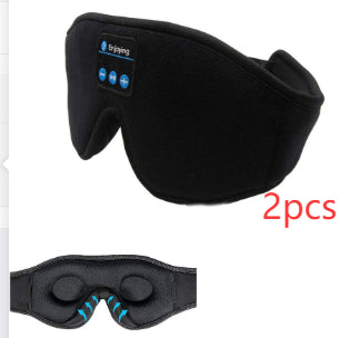 Bluetooth Sleep Mask with Speakers - Blackout Eye Mask - close-up detail