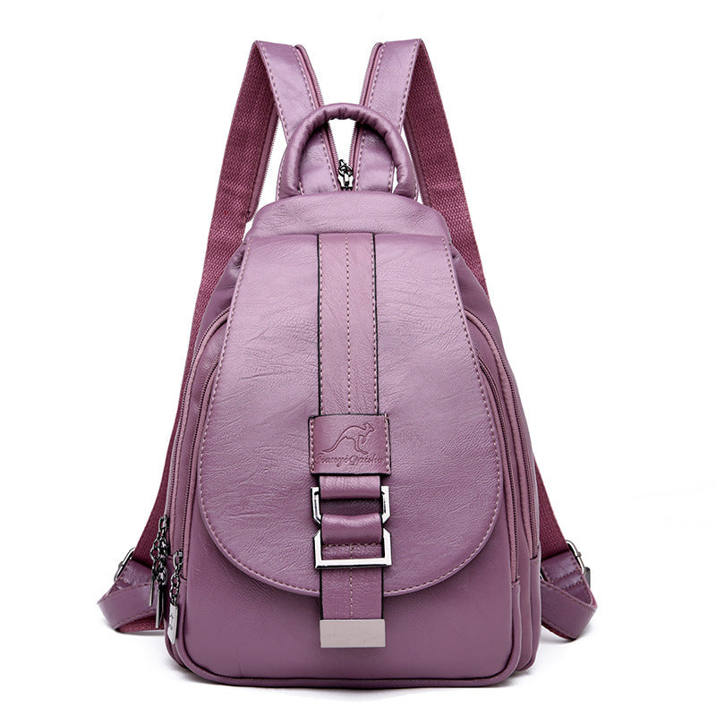 Anti-Theft School Backpack for Students - Fashion Design - close-up detail