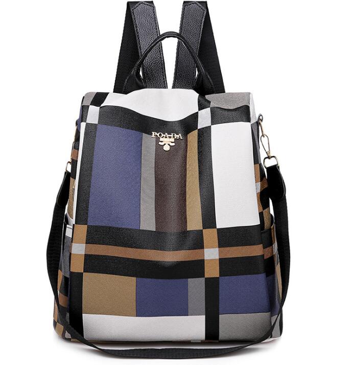 Women's Waterproof Anti-Theft Backpack - Hidden Zip Security - size chart