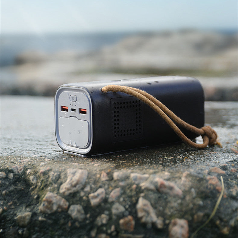High-Capacity Emergency Power Bank - Outdoor & Backup Supply - in use