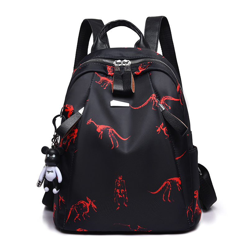 Casual Anti-Theft Backpack - Everyday Print Design - side view
