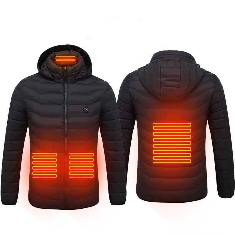 USB Heated Jacket for Men - Electric Thermal Coat - lifestyle photo