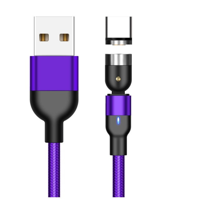 360° Rotating Magnetic USB-C Charging Cable - Fast Charge - lifestyle photo