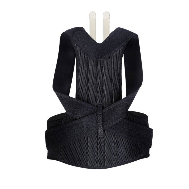 Adjustable Posture Corrector Back Brace - Scoliosis & Slouch Support - in use