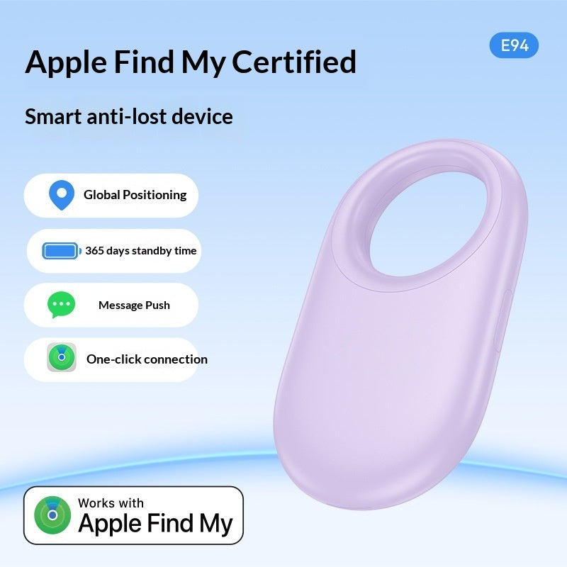 Pet Keychain Tracker - Compact Location Tag for Collars & Bags - side view
