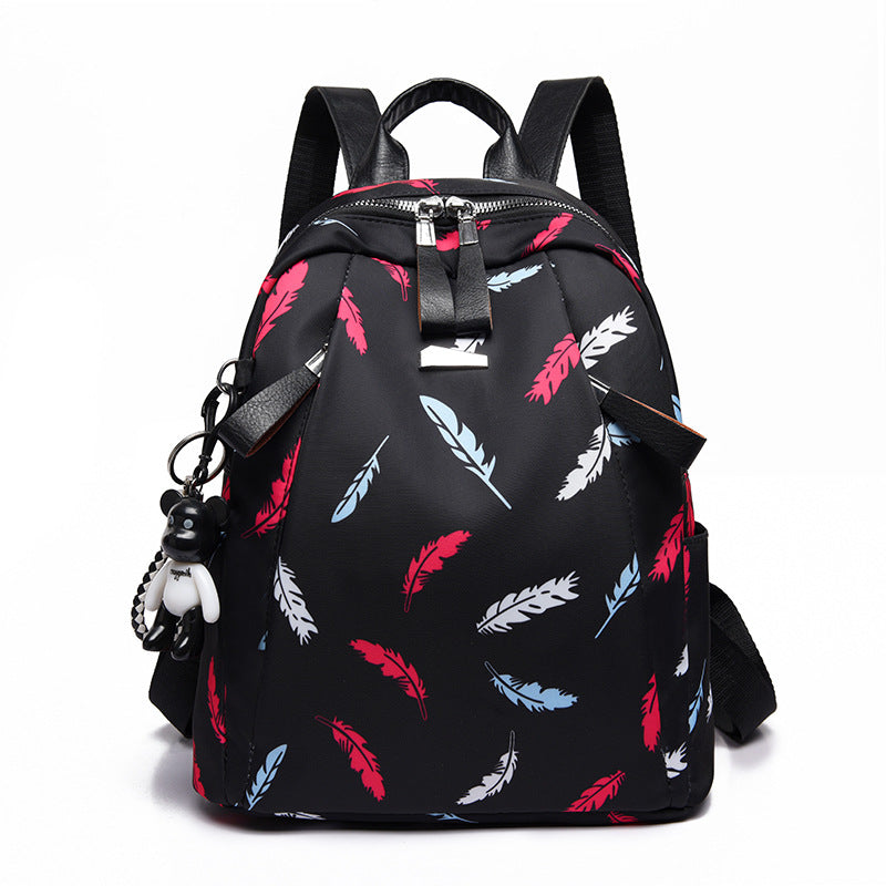 Casual Anti-Theft Backpack - Everyday Print Design - size chart
