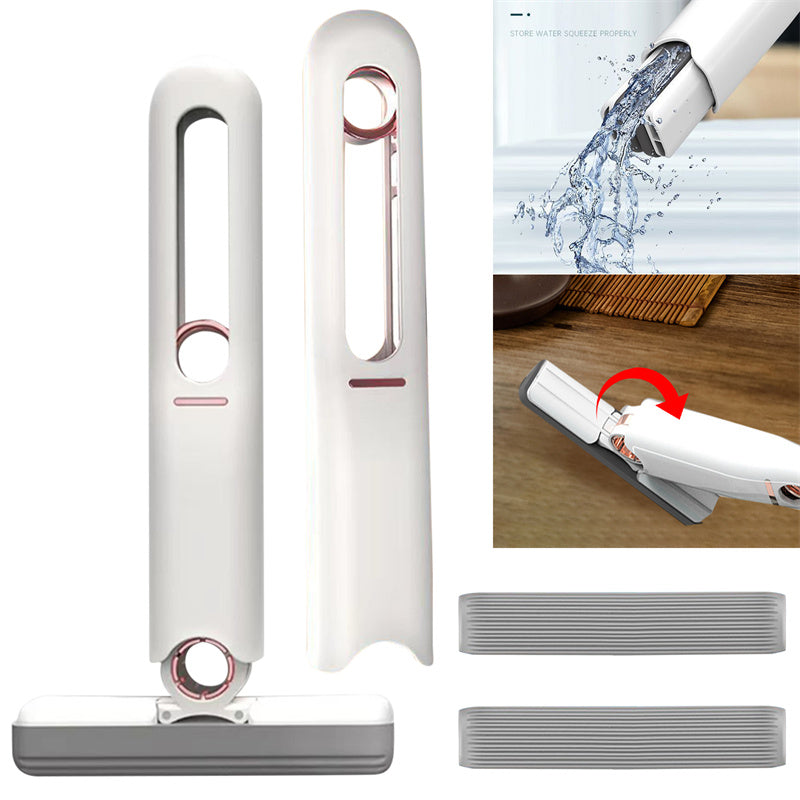 Mini Squeeze Mop - Portable Cleaning Sponge Tool - close-up detail