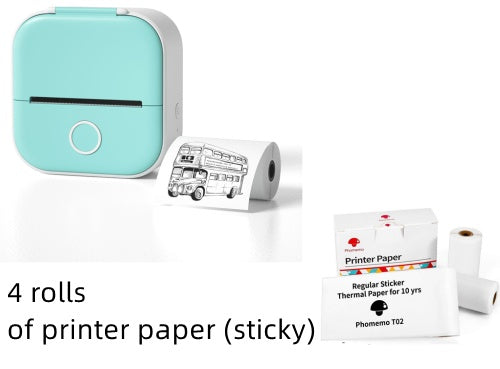 Mini Bluetooth Label & Photo Printer - Portable Thermal - lifestyle photo