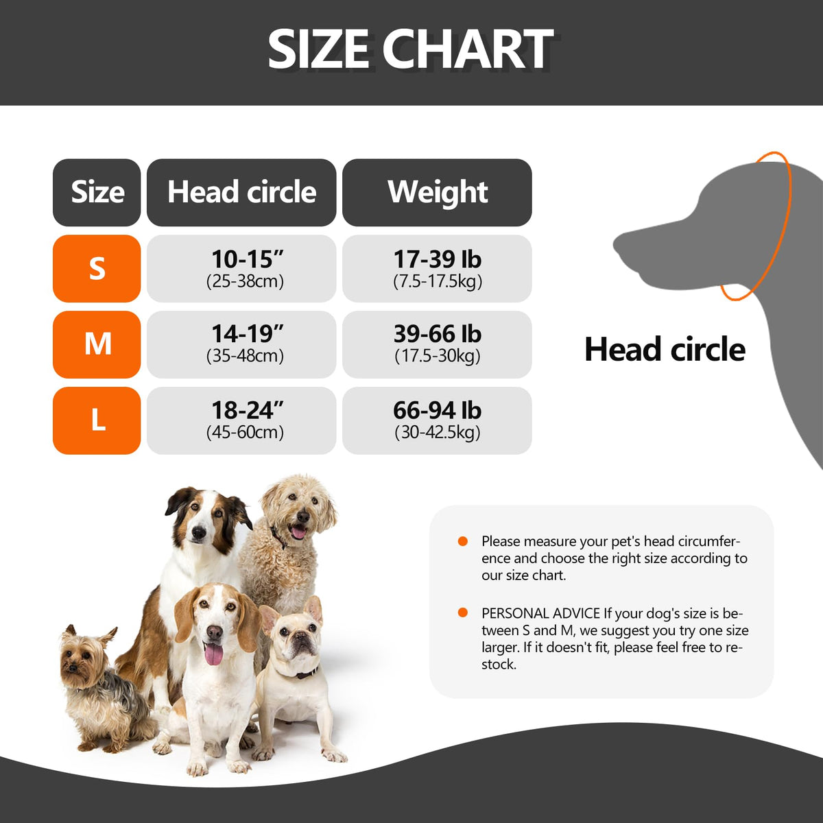 Dog Calming Ear Wrap - Waterproof Hood for Storms & Fireworks - lifestyle photo