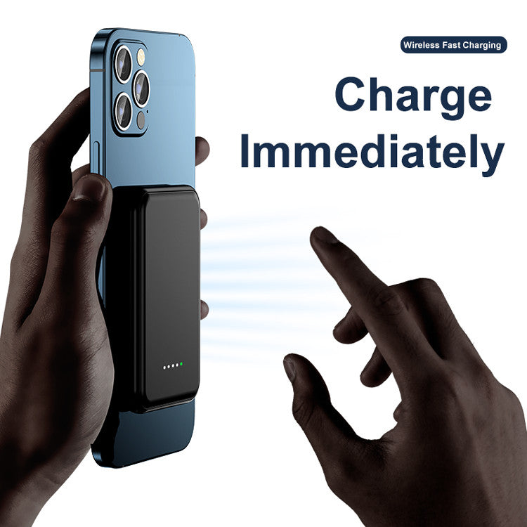 Mini Magnetic Wireless Power Bank 5000mAh - Snap & Charge - packaging