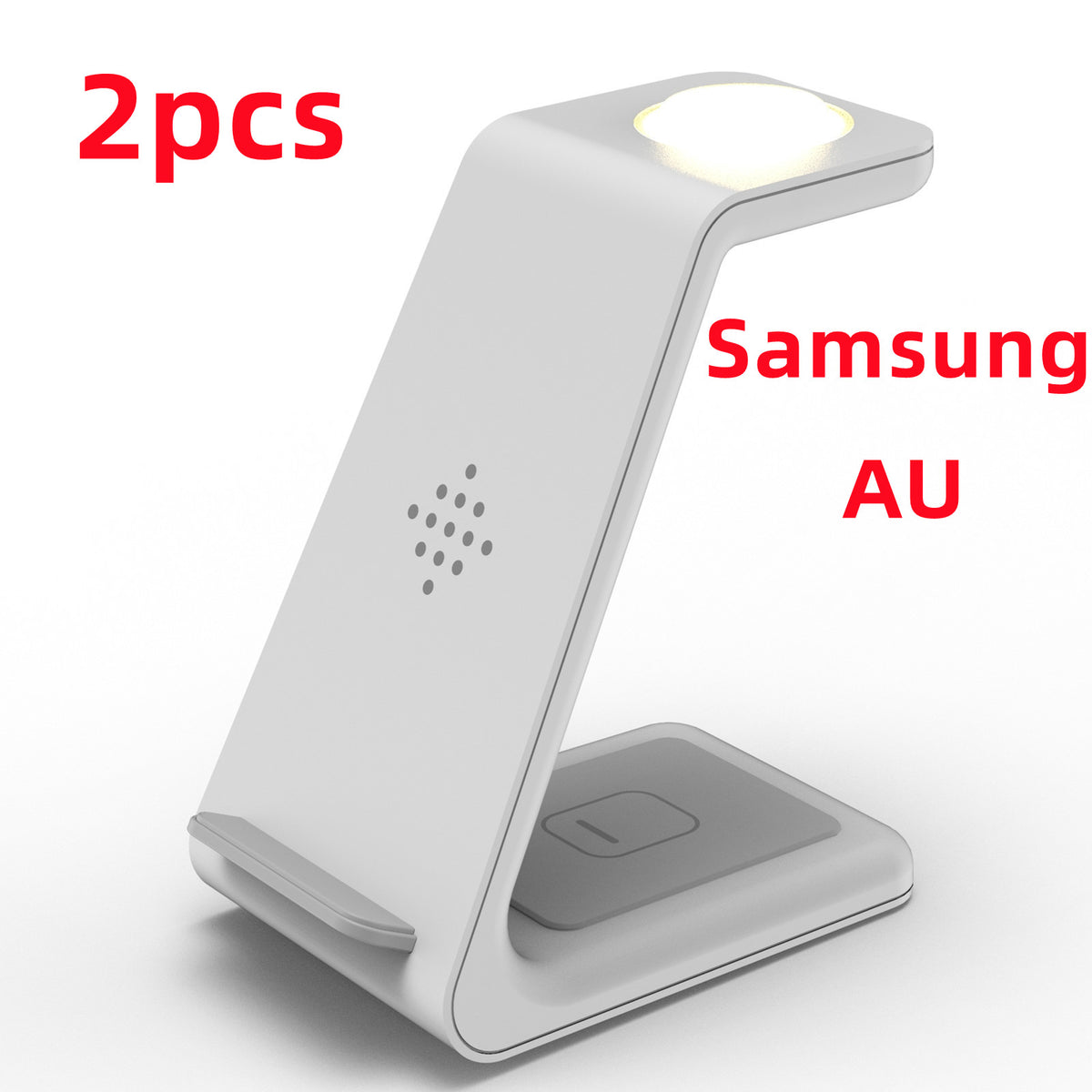 3-in-1 Wireless Charging Station - Phone, Watch & Earbuds Dock - size chart