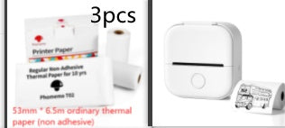 Mini Bluetooth Label & Photo Printer - Portable Thermal - in use