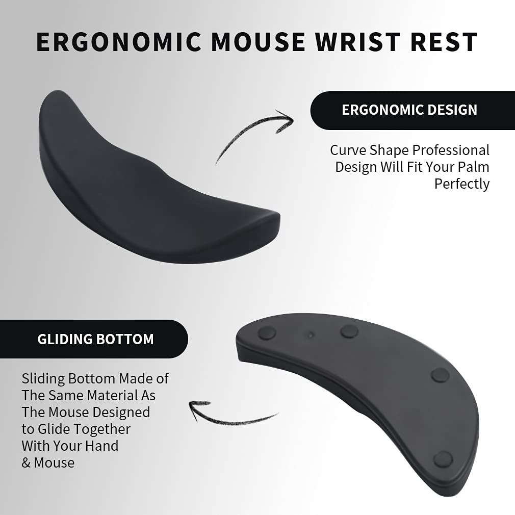 Ergonomic Gel Mouse Pad with Wrist Rest - Non-Slip Support - lifestyle photo