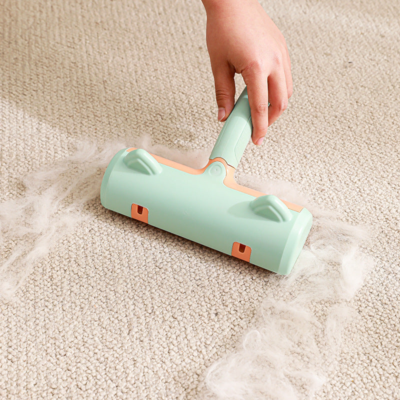 Pet Hair Remover Brush - Reusable Suction Lint & Fur Tool - side view