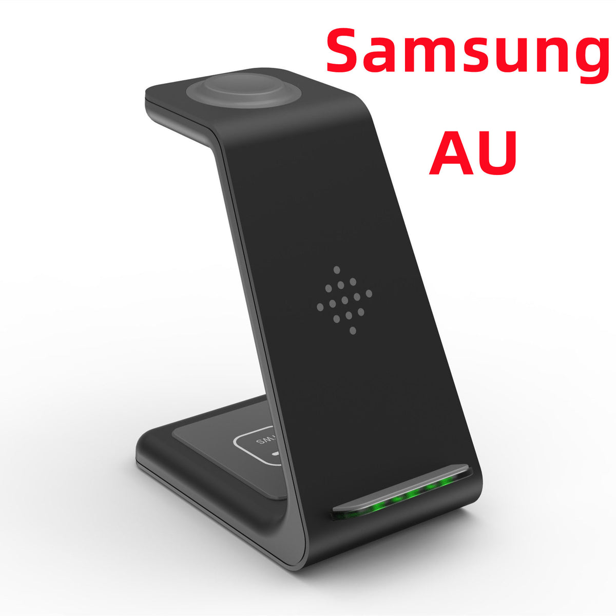 3-in-1 Wireless Charging Station - Phone, Watch & Earbuds Dock - front view