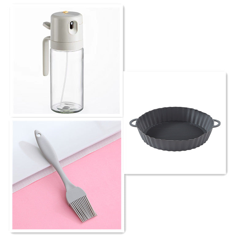 2-in-1 Oil Sprayer & Pourer Bottle - BBQ & Cooking Mister - close-up detail