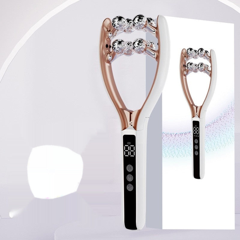 EMS Facial Roller Massager - Microcurrent Skin Toning Tool - lifestyle photo