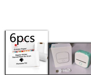 Mini Bluetooth Label & Photo Printer - Portable Thermal - close-up detail