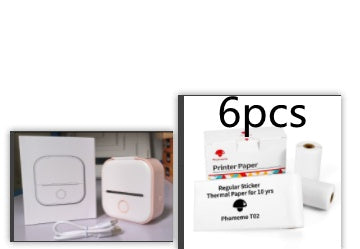 Mini Bluetooth Label & Photo Printer - Portable Thermal - size chart