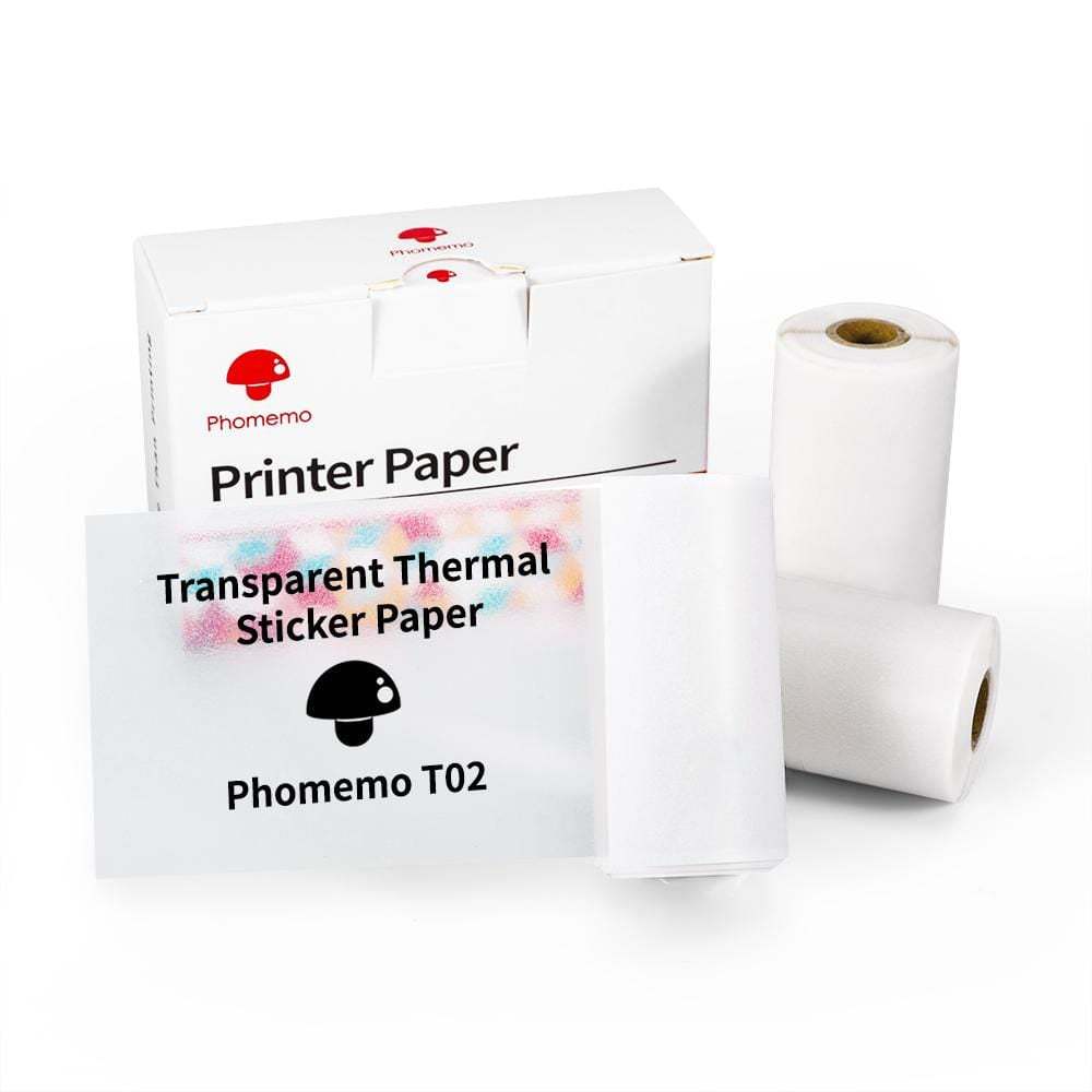 Mini Bluetooth Label & Photo Printer - Portable Thermal - in use