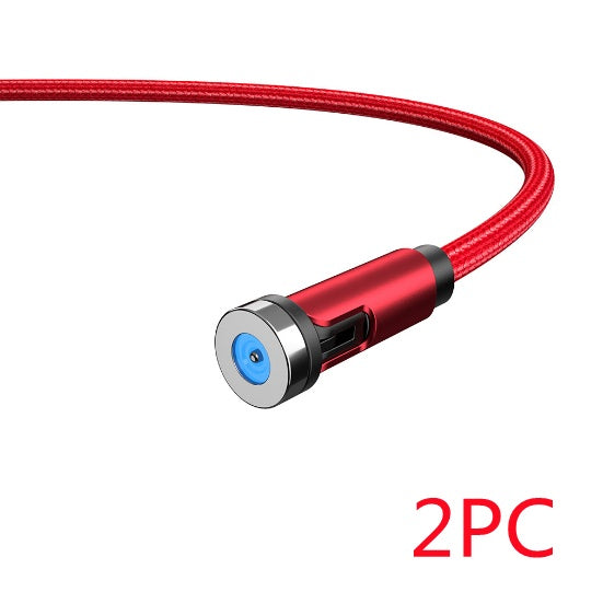 360° Rotating Magnetic USB-C Charging Cable - Fast Charge - side view