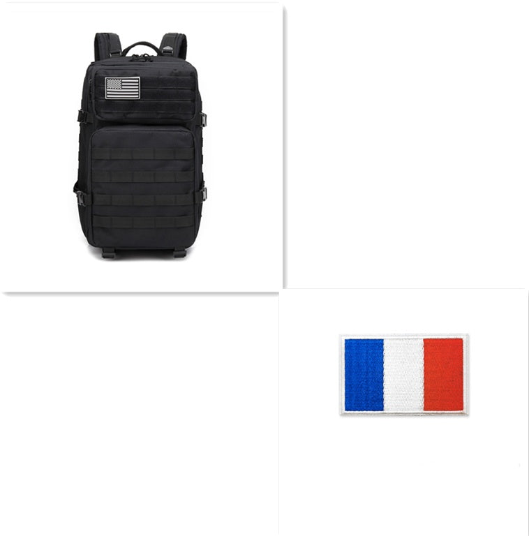 Tactical Camo Travel Backpack - Rugged Outdoor & Sports Bag - size chart