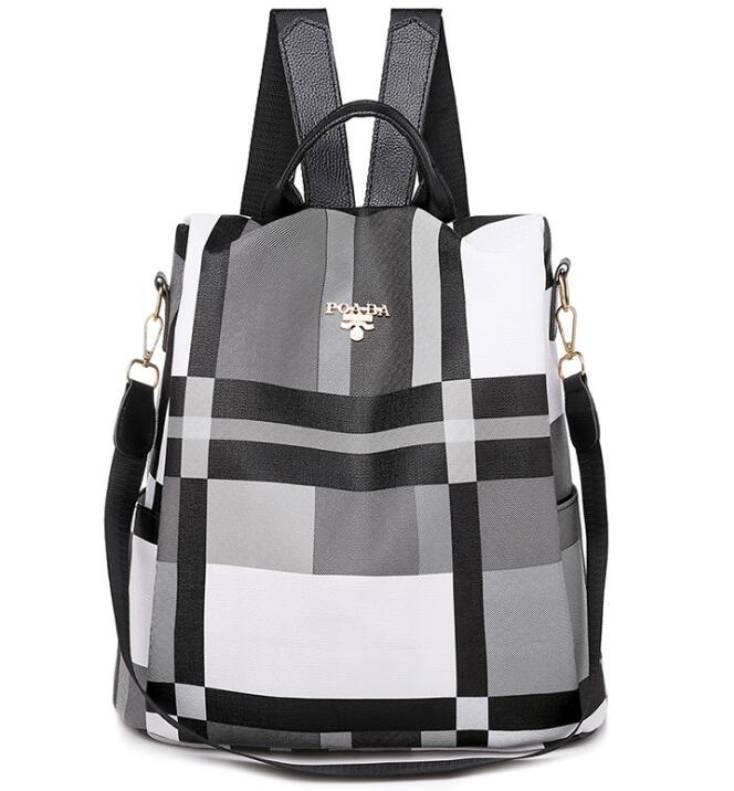 Women's Waterproof Anti-Theft Backpack - Hidden Zip Security - close-up detail