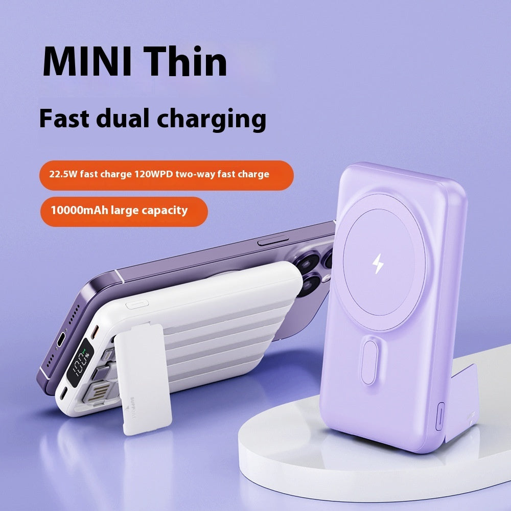Magnetic Wireless Power Bank with Built-In Cable - packaging