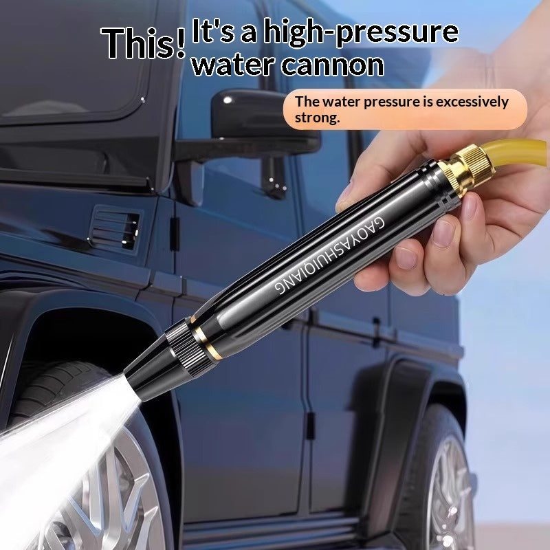 High-Pressure Car Wash Water Gun - Adjustable Spray Nozzle - lifestyle photo