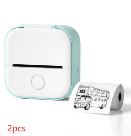 Mini Bluetooth Label & Photo Printer - Portable Thermal - feature close-up