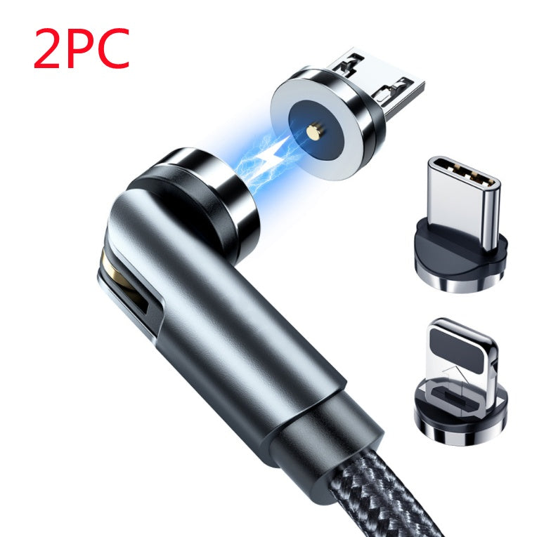 360° Rotating Magnetic USB-C Charging Cable - Fast Charge - lifestyle photo