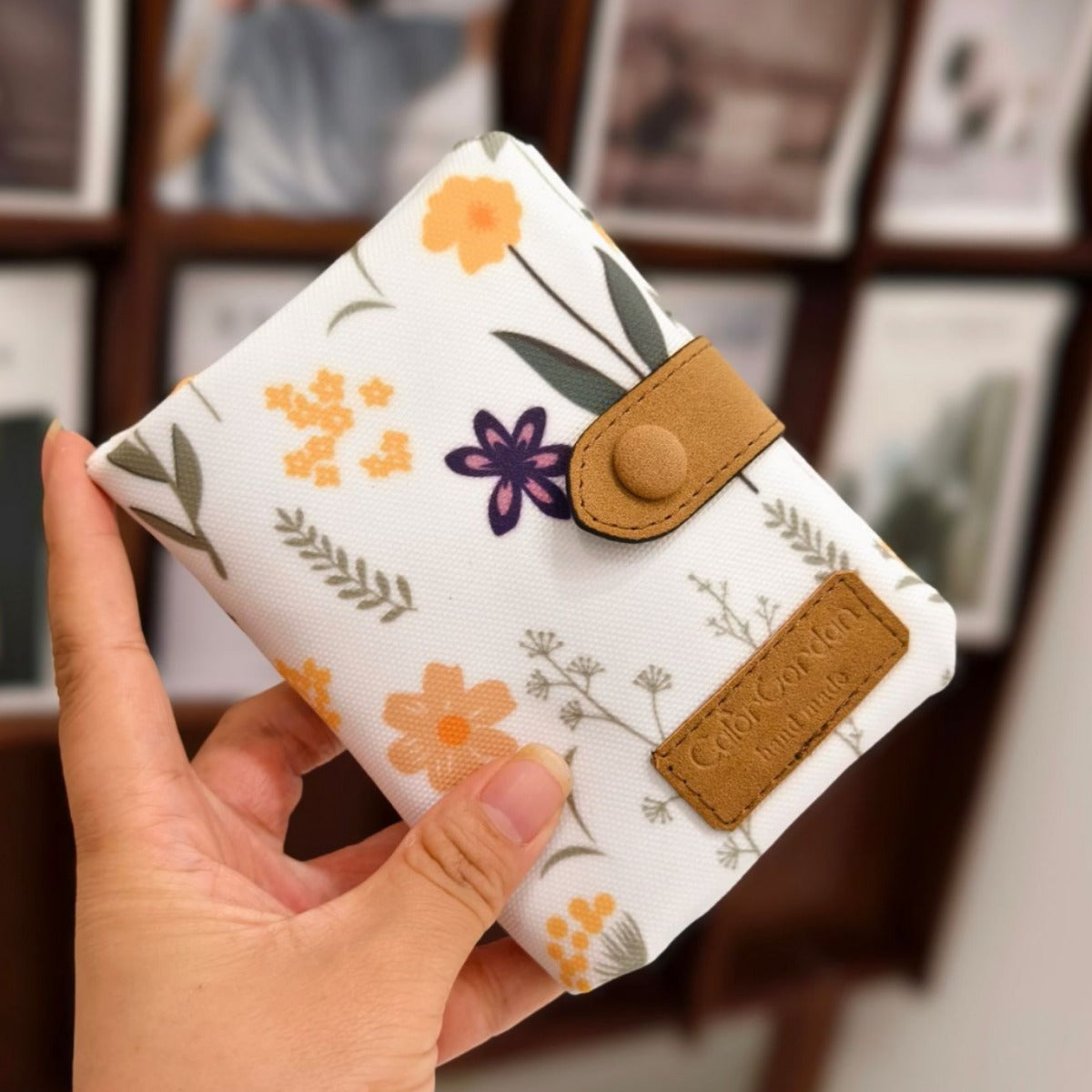 Tri-Fold Multi-Card Wallet - Printed Design - side view