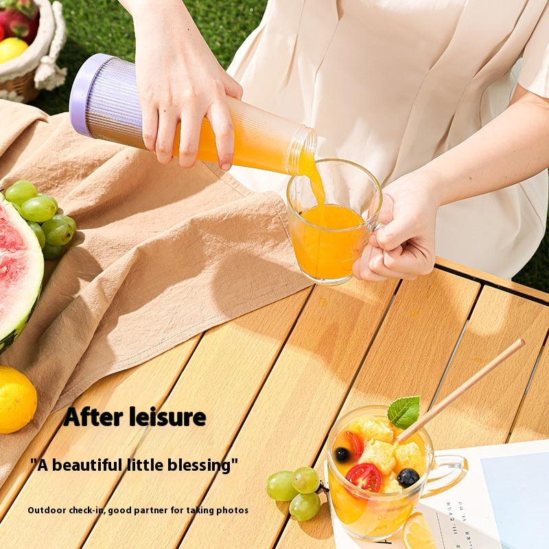 Compact Portable Juice Blender - Cordless & Travel-Friendly - back view