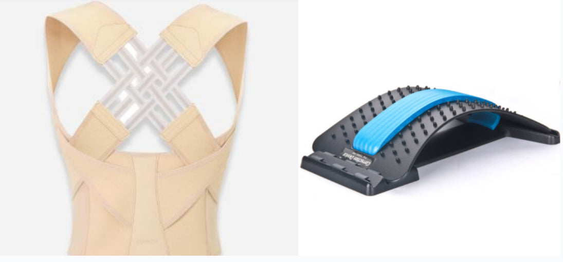 Unisex Posture Corrector Brace - Chest Lift & Anti-Humpback - back view