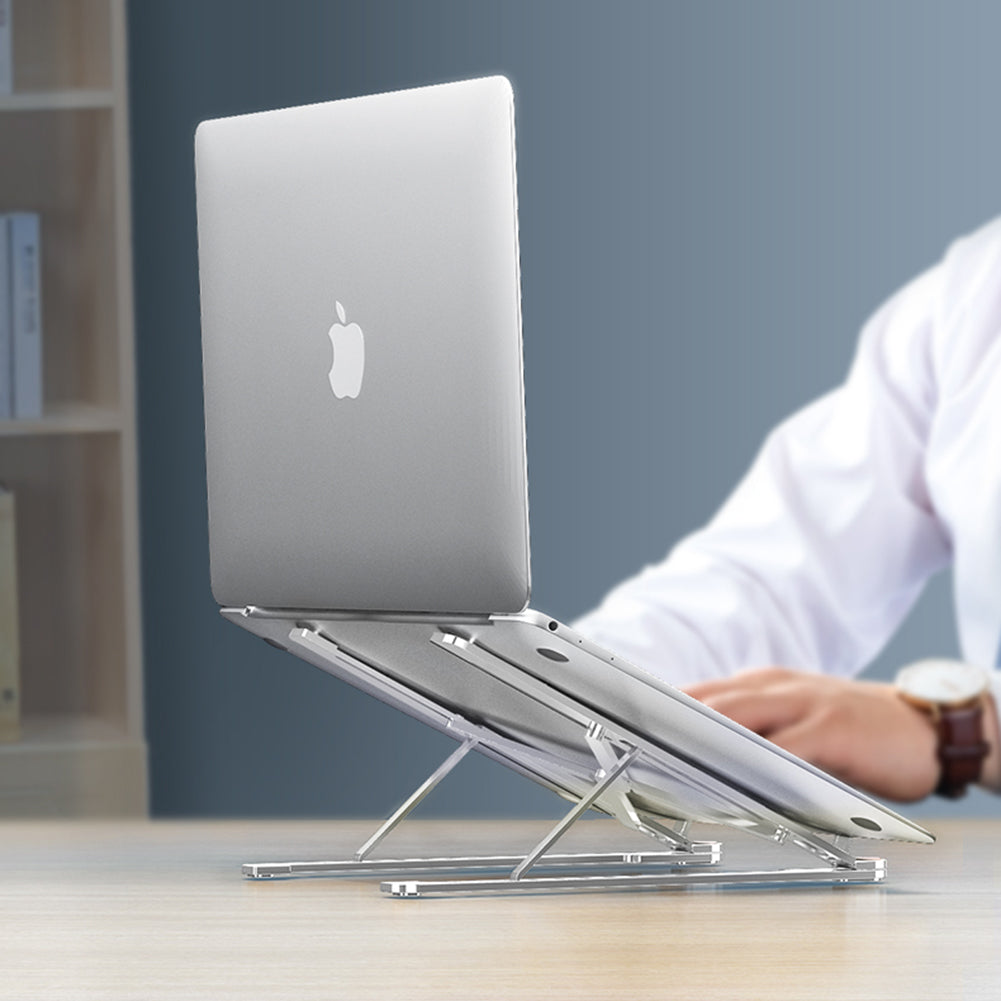 Portable Foldable Laptop Stand - Aluminum, Multi-Height - feature close-up