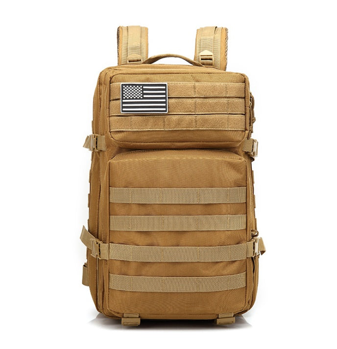 Tactical Camo Travel Backpack - Rugged Outdoor & Sports Bag - lifestyle photo
