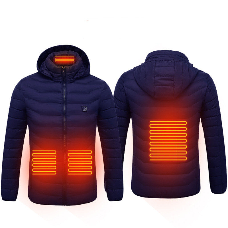 USB Heated Jacket for Men - Electric Thermal Coat - lifestyle photo