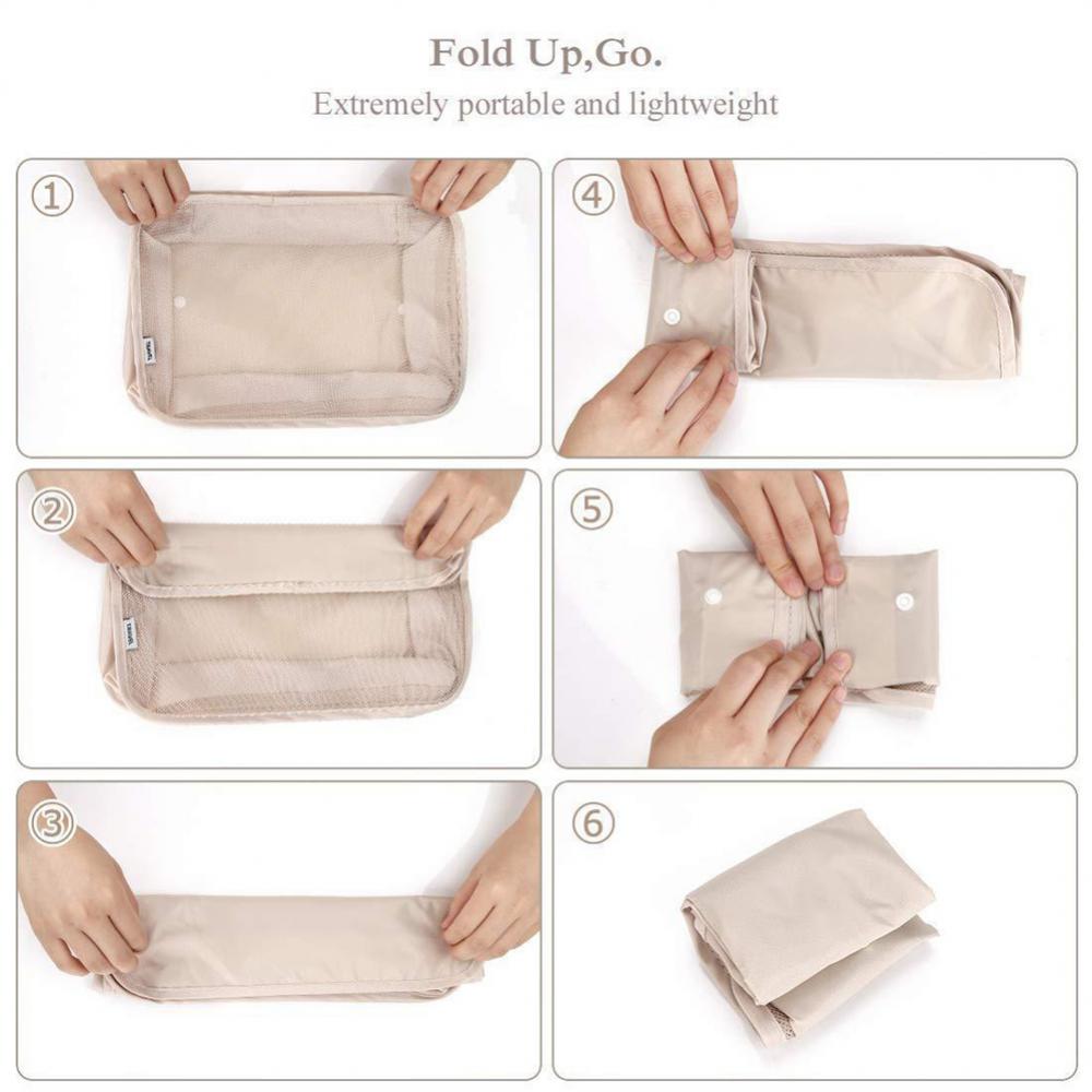 8-Piece Packing Cube Set - Travel Luggage Organizer - feature close-up