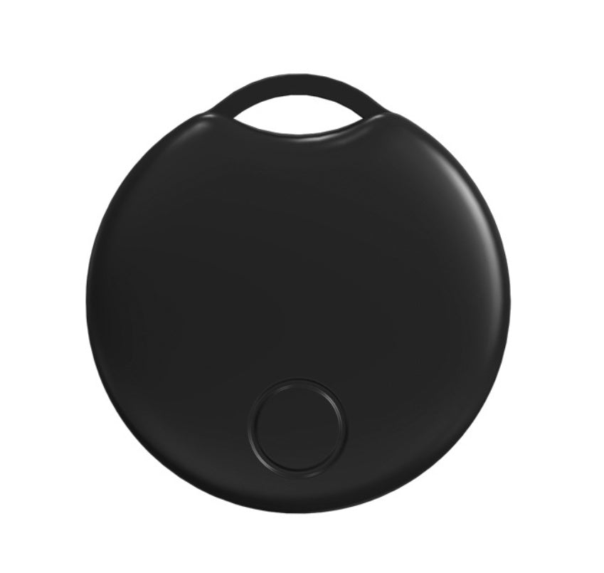 Bluetooth Item Locator for Luggage & Pets - Smart Anti-Loss Tracker - Black - front view