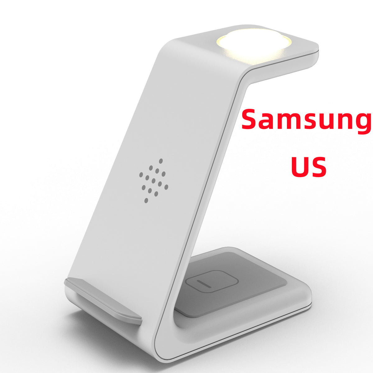 3-in-1 Wireless Charging Station - Phone, Watch & Earbuds Dock - feature close-up