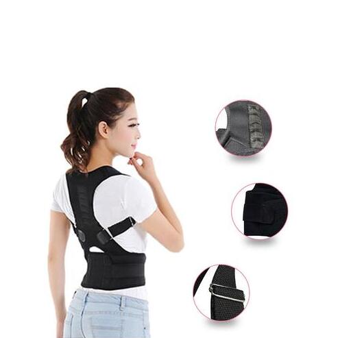 Spine Support Posture Brace - Everyday Back Support - Beige - front view