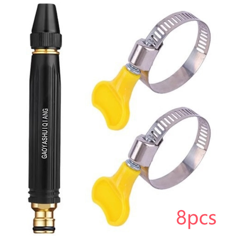High-Pressure Car Wash Water Gun - Adjustable Spray Nozzle - size chart