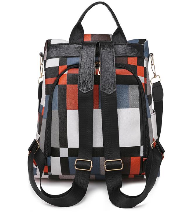 Women's Waterproof Anti-Theft Backpack - Hidden Zip Security - side view